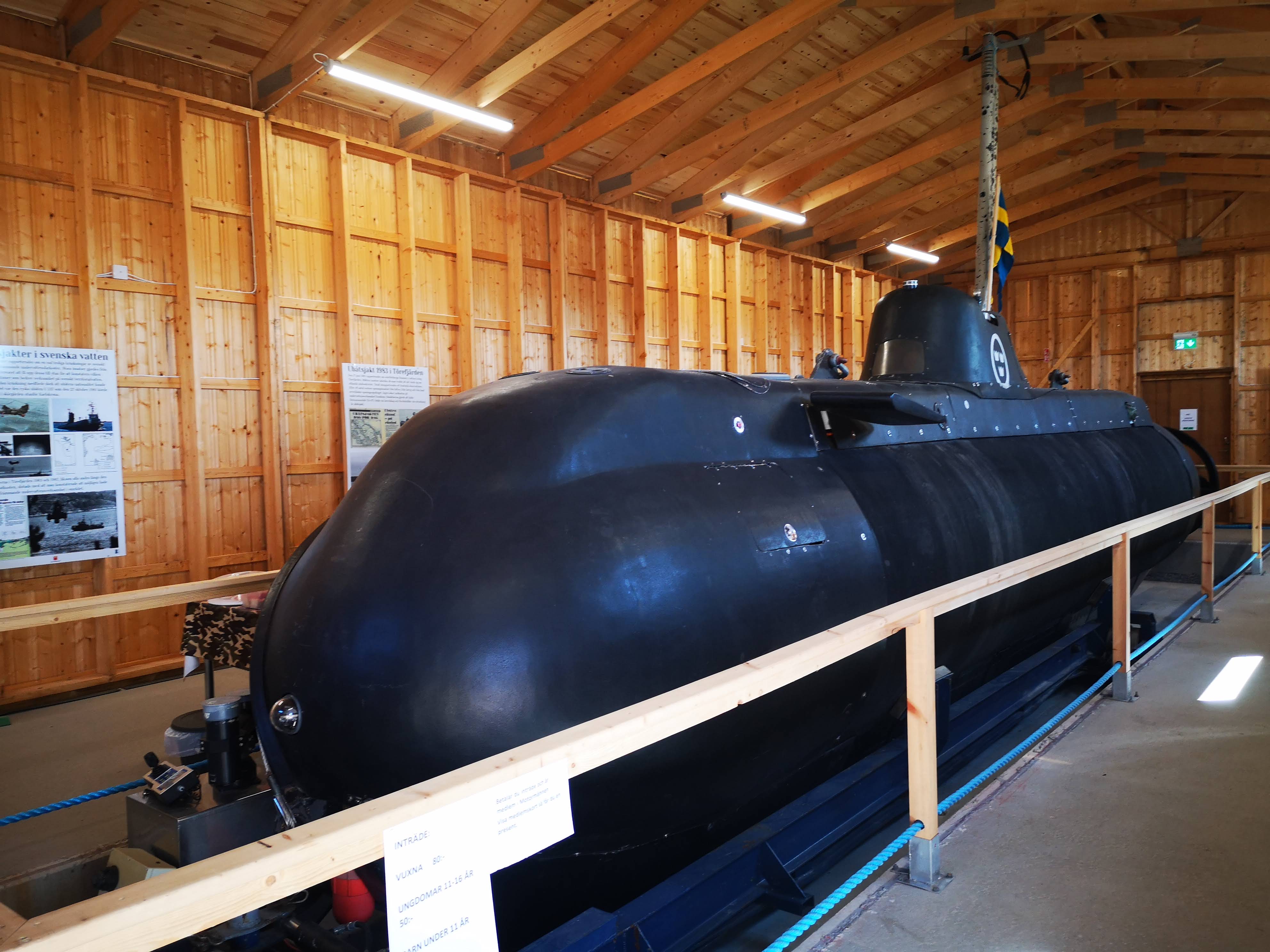 Submarine Museum in Töre Harbor